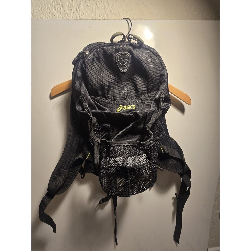 Asics Performance Run Hike Backpack Zip Padded Bl… - image 1